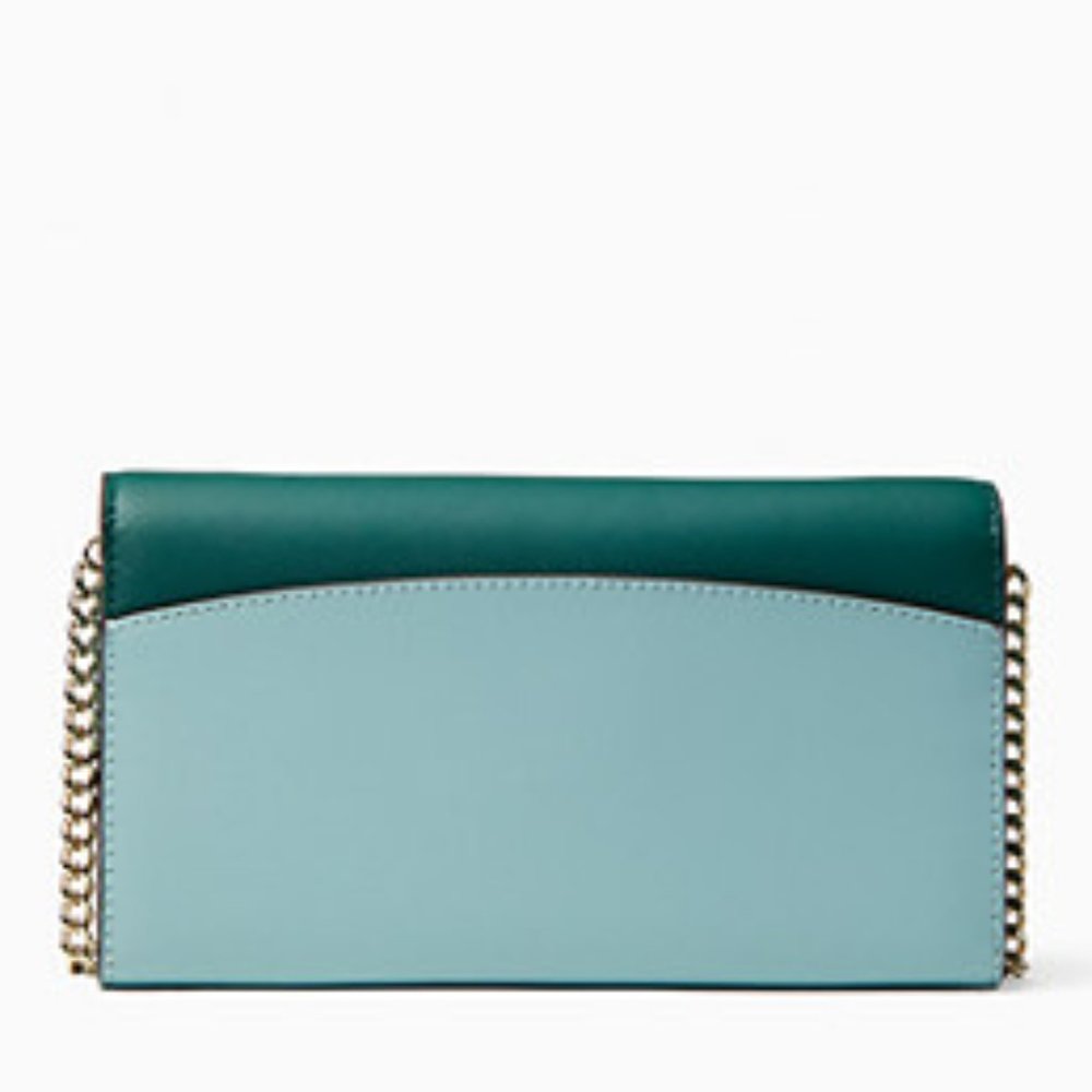 Kate Spade Deep Jade Gemma Wallet on a Chain NWT - Picture 2 of 3